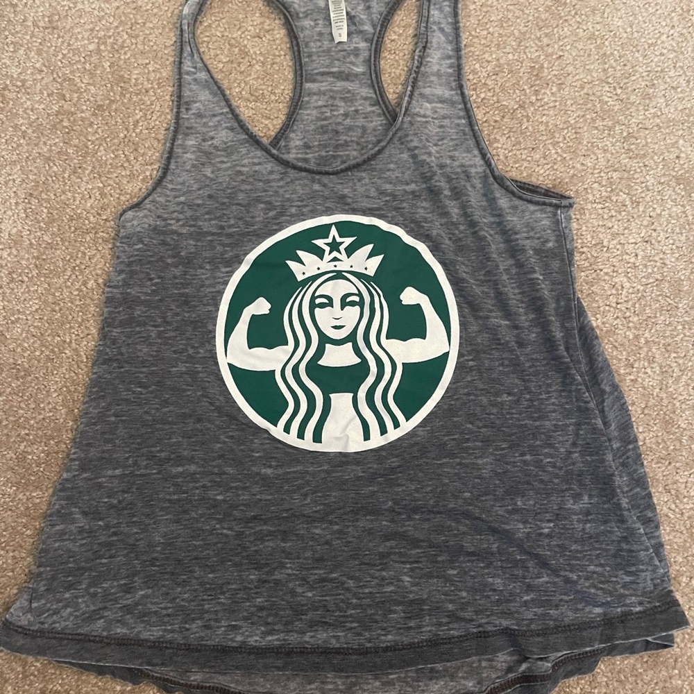 Starbucks inspired workout tank!